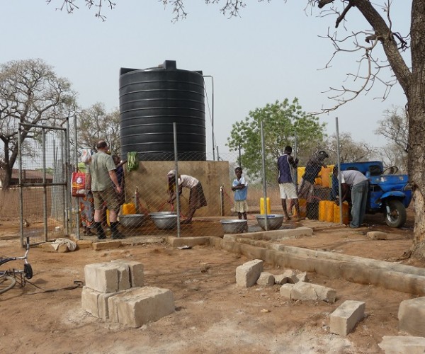 The public water supply is up and running.