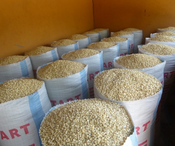Ankauf von Mais von den umliegenden Farmern