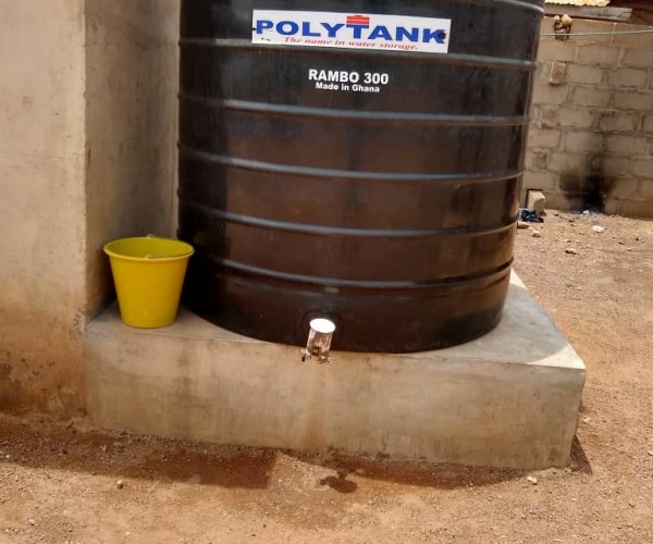 Polytanks for collecting rainwater